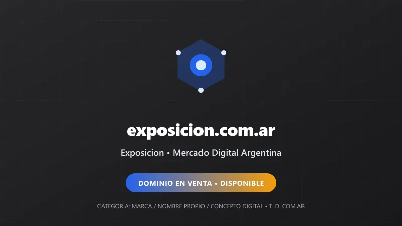 Identidad gráfica y activo digital para Exposicion en Argentina